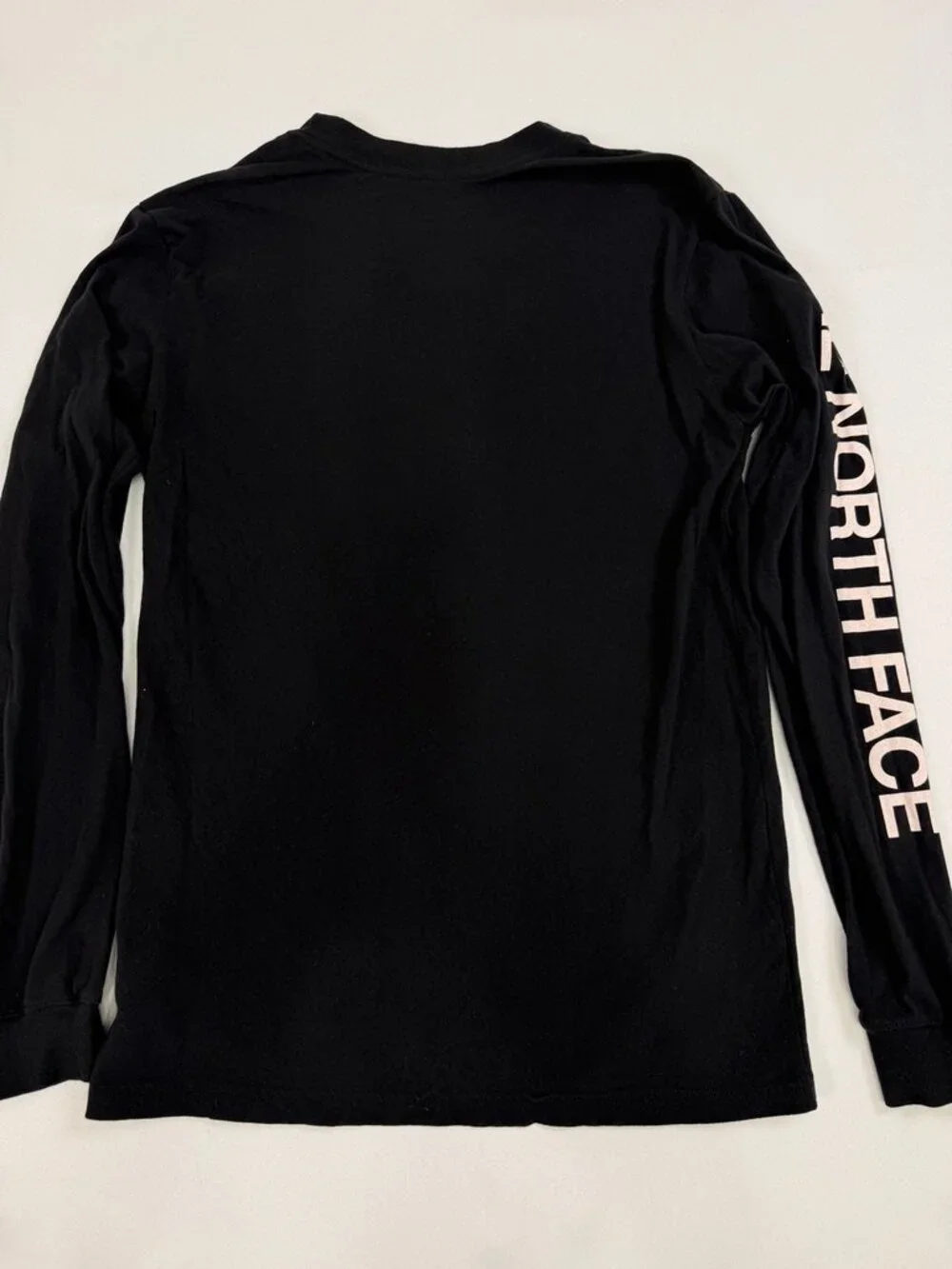 The North Face Black Long Sleeve Logo Tee S